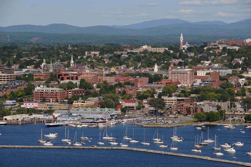 Burlington aeriel view